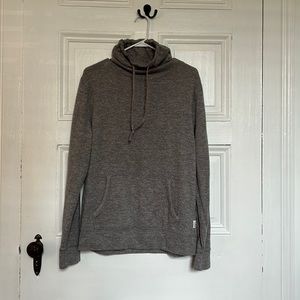 Men’s Express Gray Crew Lightweight Turtleneck-size Large